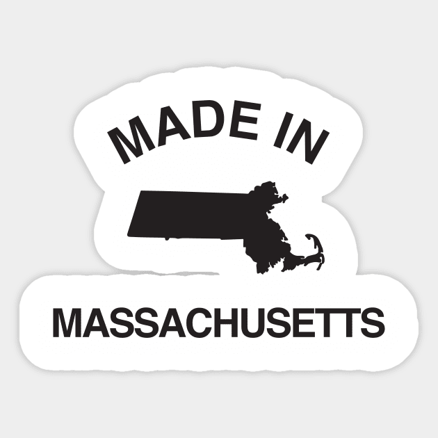 Made in Massachusetts Sticker by elskepress